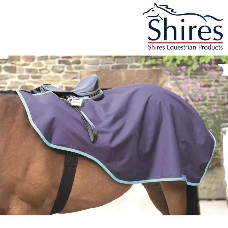 Shires Tempest Original Exercise Sheet - Navy/Bright Blue